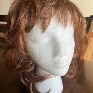 Christine Jordan Curly Short Synthetic Layered Wig for Women